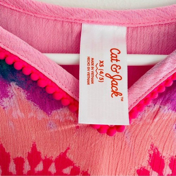 CAT & JACK NWT Girl’s XS (4/5) Swimsuit Coverup - Picture 5 of 11